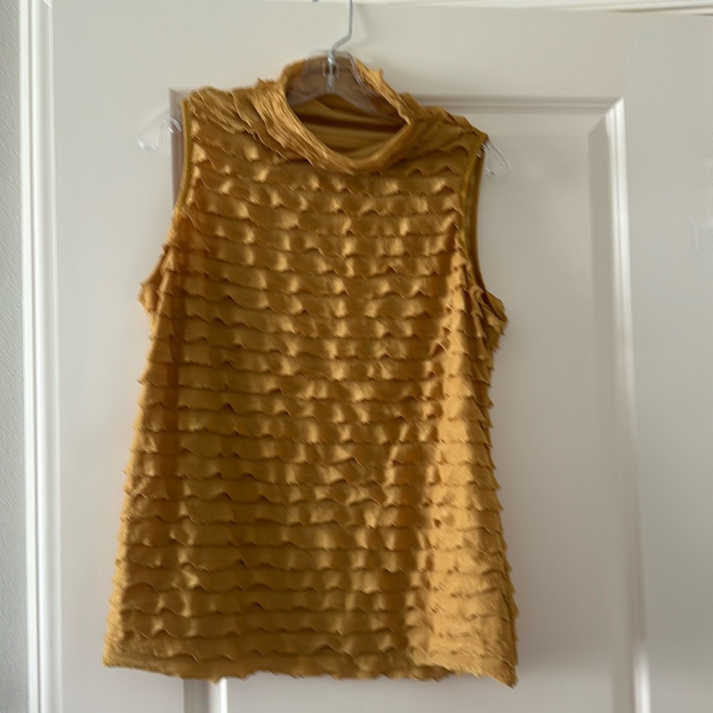 NY Collection Sleeveless Stretch Top, Size XL